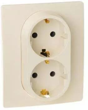 Розетка силовая Legrand Etika слоновая кость (672333)