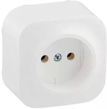 Розетка силовая Legrand Quteo белый (782210)