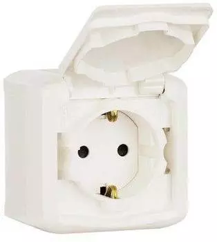 Розетка силовая Legrand Quteo белый (782321)