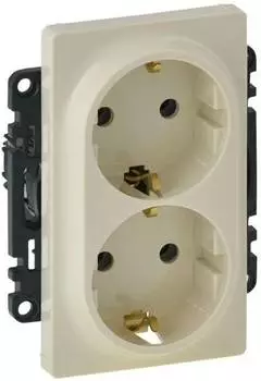 Розетка силовая Legrand Valena Life слоновая кость (753227)