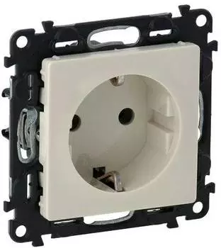 Розетка силовая Legrand Valena Life слоновая кость (753525)