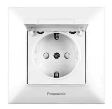 Розетка силовая Panasonic Arkedia Slim белый (wntc02102wh-ru)