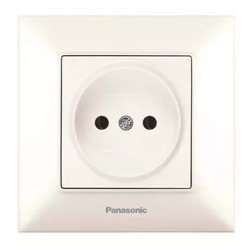 Розетка силовая Panasonic Arkedia Slim бежевый (wntc02012bg-ru)