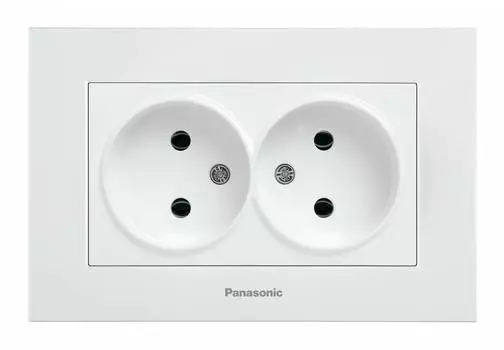 Розетка силовая Panasonic Karre Plus белый (wktc02042wh-ru)