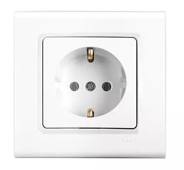 Розетка силовая Panasonic Linnera S белый (91400008-ru)