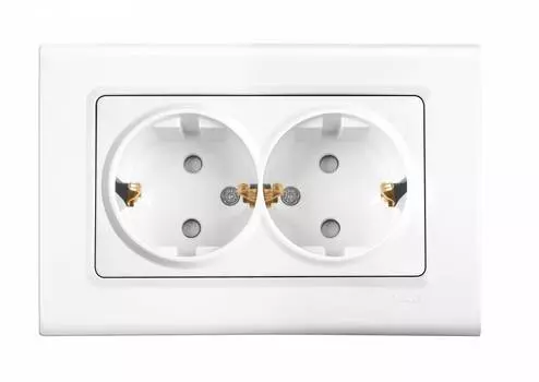 Розетка силовая Panasonic Linnera S белый (91400056-ru)