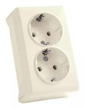 Розетка силовая Panasonic Vera бежевый (90681256-ru)