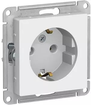 Розетка силовая Schneider Electric AtlasDesign белый (atn000143)