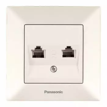 Розетка телефонная Panasonic Arkedia бежевый (wmtc04032bg-ru)