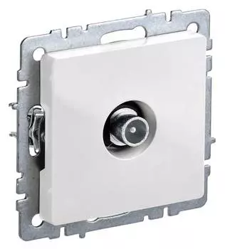 Розетка телевизионная IEK Brite РТВ10-0-БрБ белый (br-a10-p-k01)