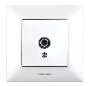 Розетка телевизионная Panasonic Arkedia Slim белый (wntc04512wh-ru)