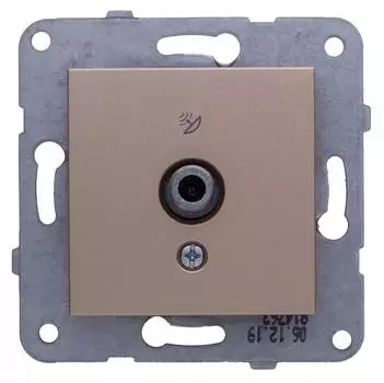 Розетка телевизионная Panasonic Karre Plus &amp; Arkedia Slim бронза (wktt04512br-ru)