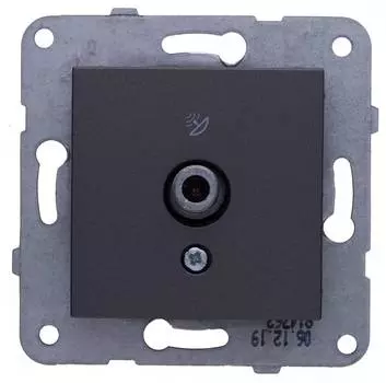 Розетка телевизионная Panasonic Karre Plus &amp; Arkedia Slim дымчатый (wktt04522dg-ru)