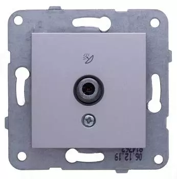 Розетка телевизионная Panasonic Karre Plus &amp; Arkedia Slim серебро (wktt04542sl-ru)