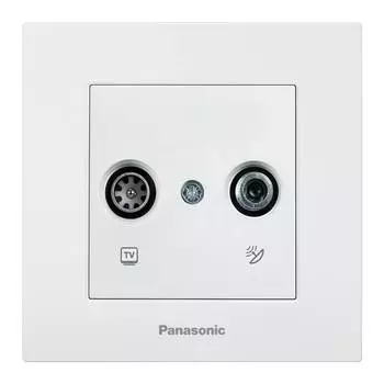 Розетка телевизионная Panasonic Karre Plus белый (wktc04612wh-ru)