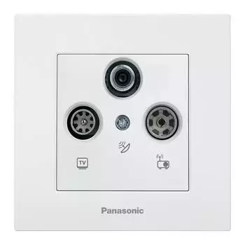 Розетка телевизионная Panasonic Karre Plus белый (wktc04632wh-ru)