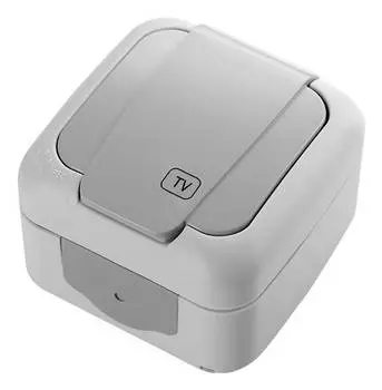 Розетка телевизионная Panasonic Palmiye серый (90555560-ru)