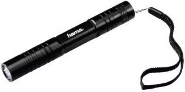 Ручной фонарь Hama R-147, черный, 100lm (00136231)