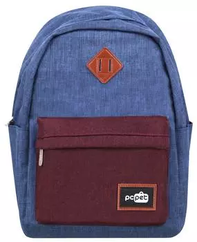 Рюкзак для ноутбука 13.3" PC Pet PCPKA0313BP, полиэстер, синий/фиолетовый