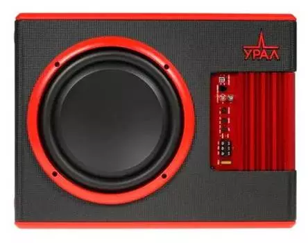 Сабвуфер автомобильный Ural АС-У12А активный (урал ас-у12а черный)