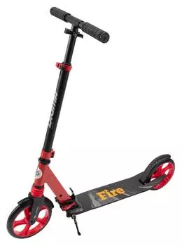 Самокат Digma Fire, городской, 2-колесный, черный/красный (sm-fi-200)