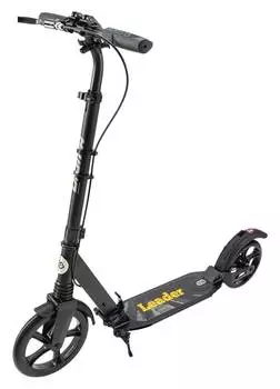Самокат Digma Leader, городской, 2-колесный, черный (su-le-230-200)