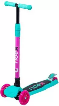 Самокат Ridex Chip, детский, 3-колесный, розовый/мятный (ут-00018423)