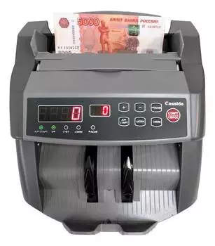 Счетчик банкнот Cassida 5550 UV DL серый