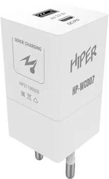Сетевое зар./устр. Hiper HP-WC007 белый