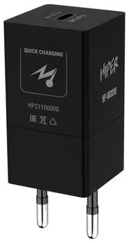 Сетевое зар./устр. Hiper HP-WC010 черный