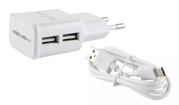 Сетевое зар./устр. Redline NT-2A белый (ут000013636)