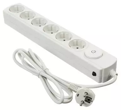 Сетевой фильтр Ippon BK212 1.8м белый