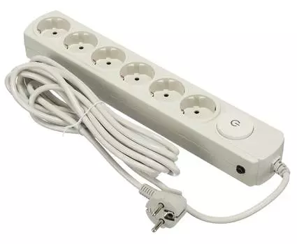 Сетевой фильтр Ippon BK252-16 5м белый (плохая упаковка)