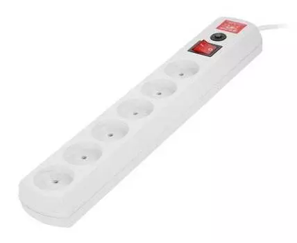 Сетевой фильтр Most LR 1.7м белый (lr 6-1.7-б)