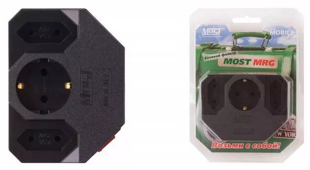 Сетевой фильтр Most MRG черный (mrg bk)