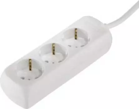 Сетевой удлинитель Hama H-30569 3м белый (00030569)