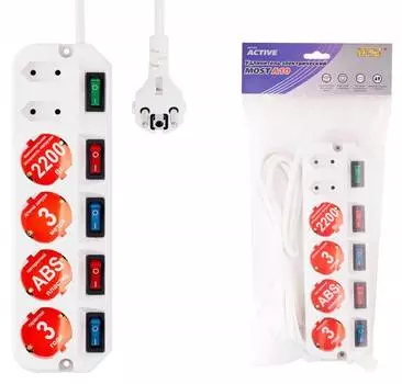 Сетевой удлинитель Most A10 3м белый (a10-б 3)