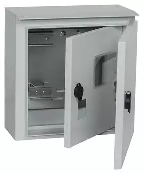 Щит распределительный IEK TITAN ЩУ 1/1-1 У1 IP66 навесной серый (MKM51-N-04-54)