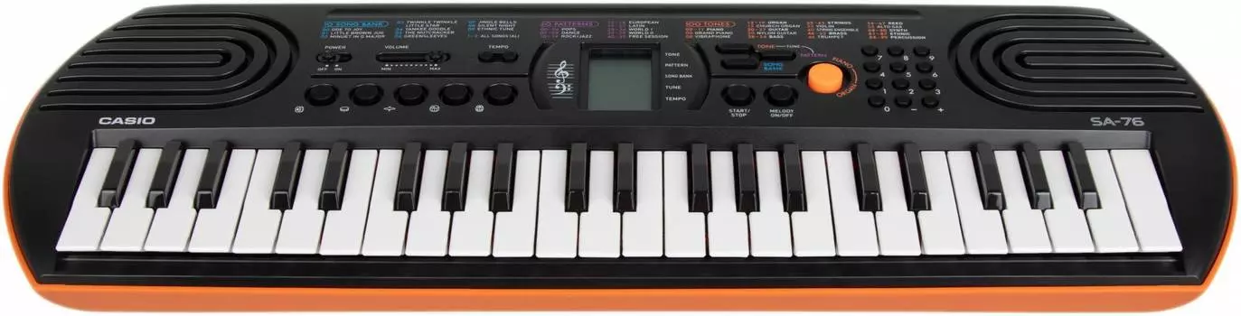 Синтезатор Casio SA-76 оранжевый (sa-76ah7)