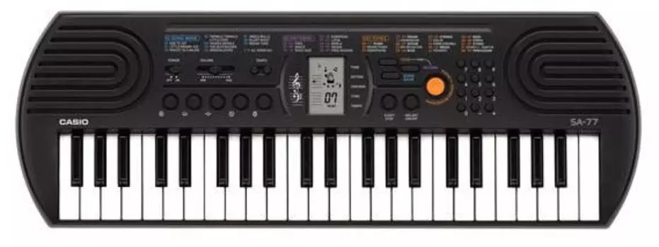 Синтезатор Casio SA-77 серый (sa-77ah7)