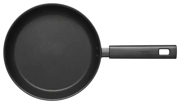 Сковорода Fiskars Hard Face 1052222, 24см, черный, (без крышки)