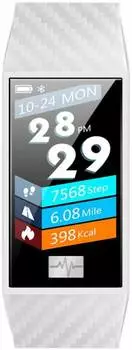 Смарт-браслет Smarterra Fitmaster Pulsar IPS белый/белый