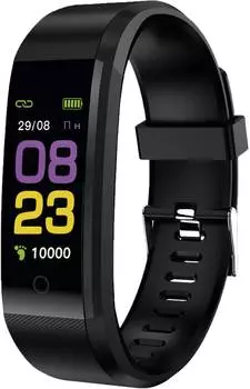 Смарт-браслет SunWind SB25 TFT черный/черный