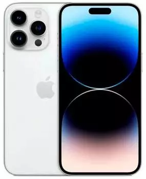 Смартфон Apple iPhone 14 Pro Max A2893 128ГБ, серебристый (mq973j/a)