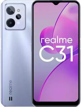 Смартфон Realme C31 32ГБ, серебристый (6042416)