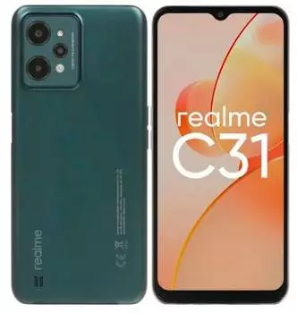 Смартфон Realme C31 64ГБ, зеленый (6042418)