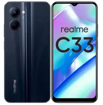 Смартфон Realme C33 128ГБ, черный (6051884)