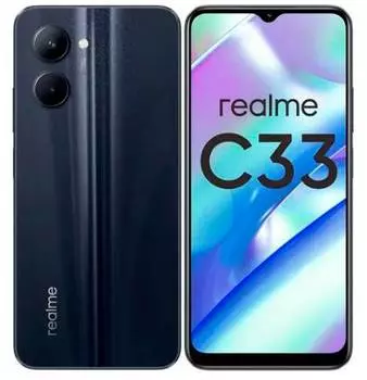 Смартфон Realme C33 64ГБ, черный (6051881)