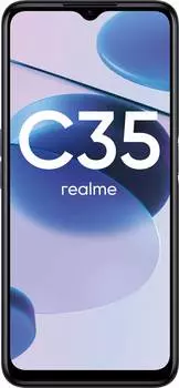 Смартфон Realme C35 RMX3511 64ГБ, черный (6042394)