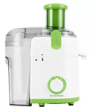 Соковыжималка центробежная Starwind SJ2216 белый/зеленый